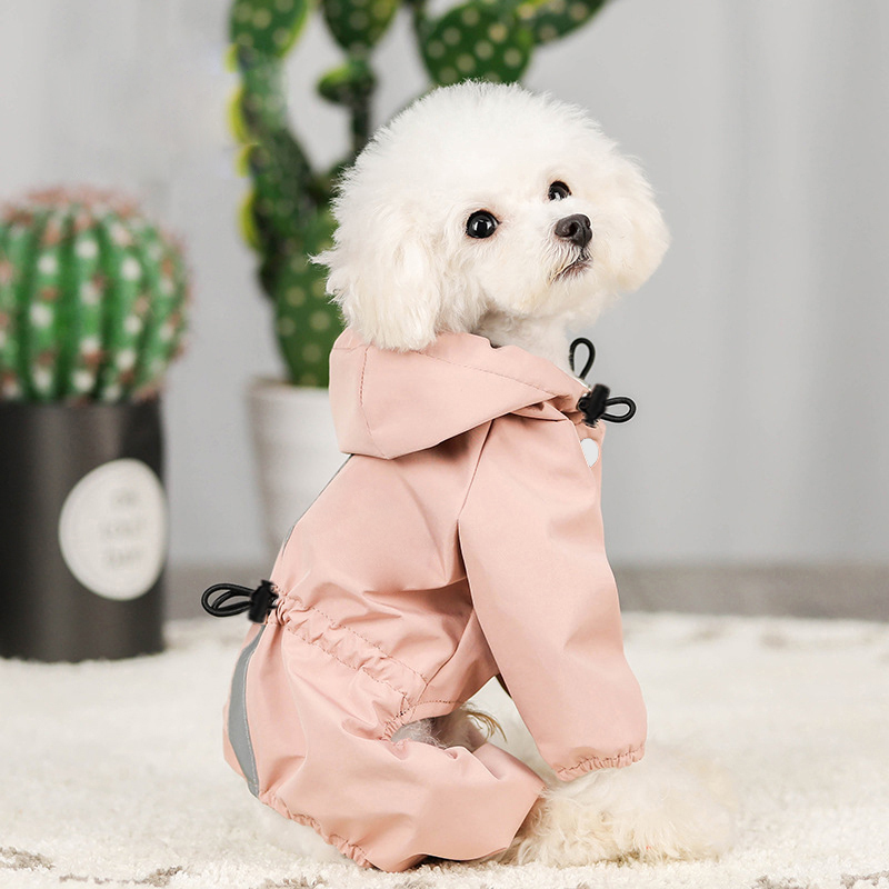 Dog Raincoat - Pet Supplies Four-Legged Raincoat Waterproof Clothing