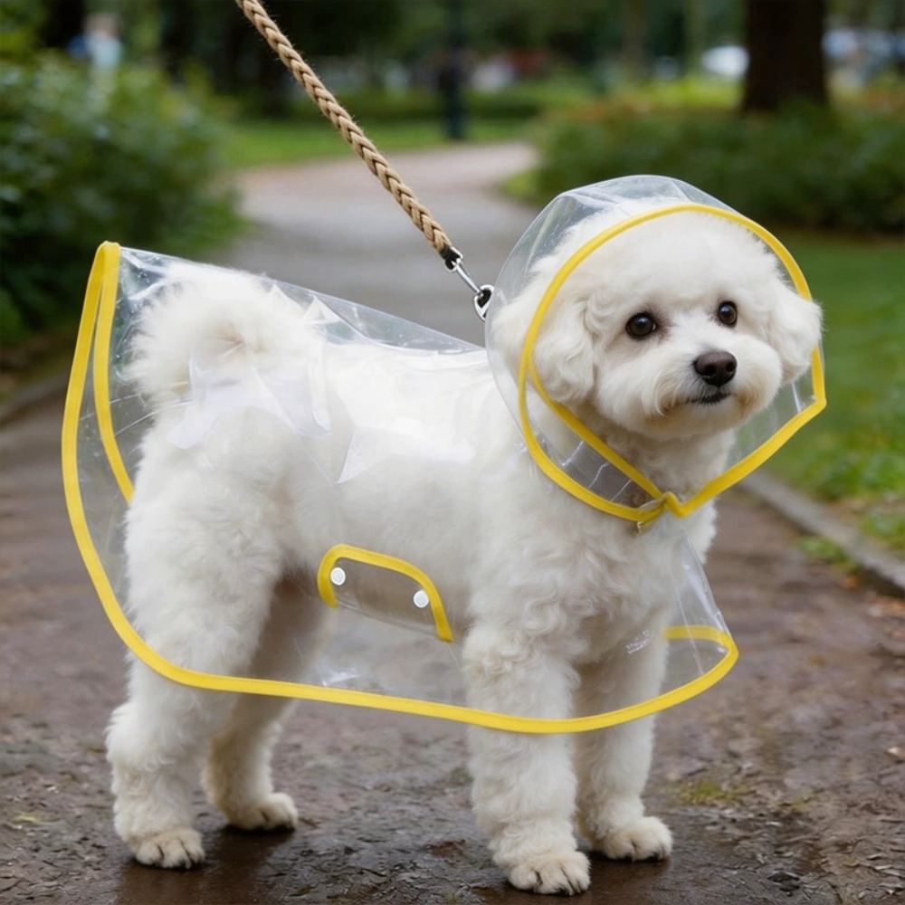 Dog Raincoat - Dog Raincoat Transparent Whole Body Cover