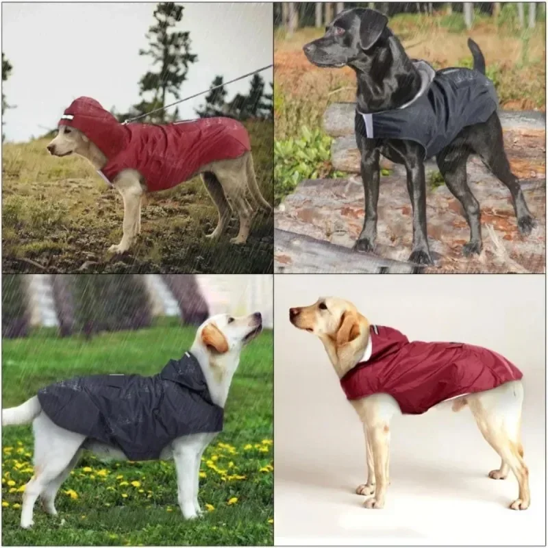 Medium Large Dogs Waterproof H - огляд і ціна Dog Raincoat