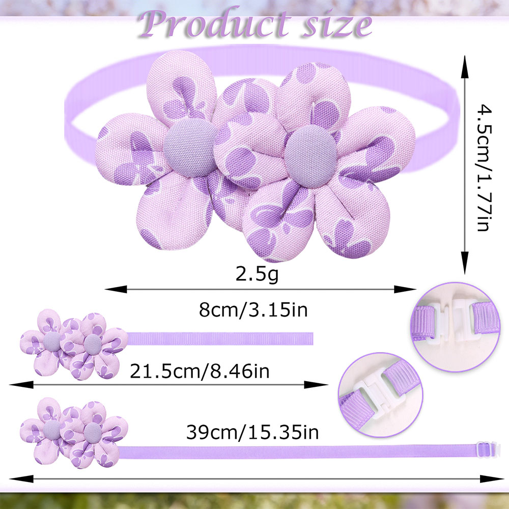 10PCS Flower Shape Sweet Dog B - огляд і ціна Pet Supplies In Bulk