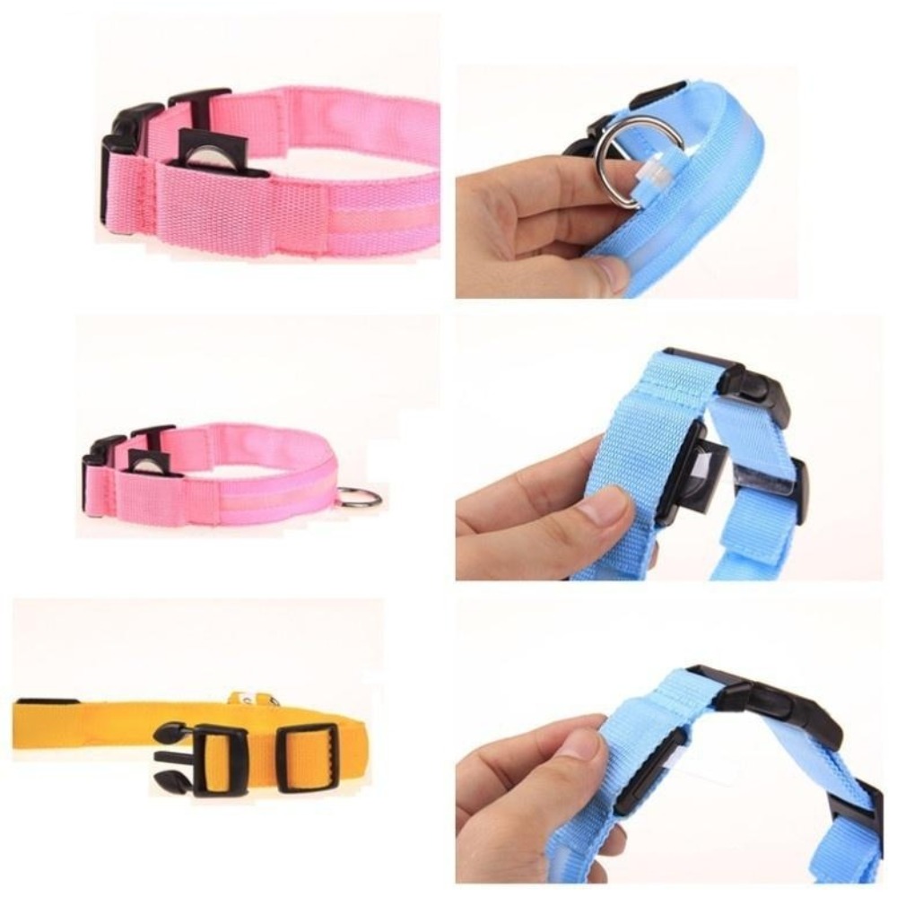 Nylon Reflective LED Dog Colla - огляд і ціна Pet Supplies In Bulk