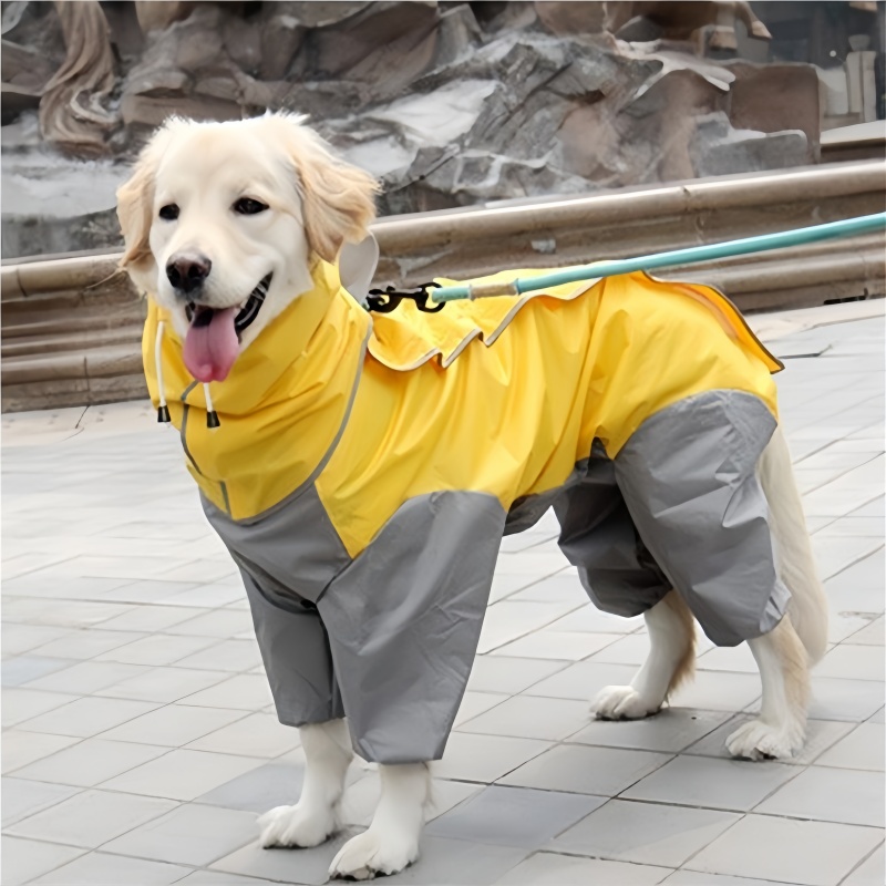 Outdoor Dog Raincoat Jumpsuit  - огляд і ціна Dog Raincoat