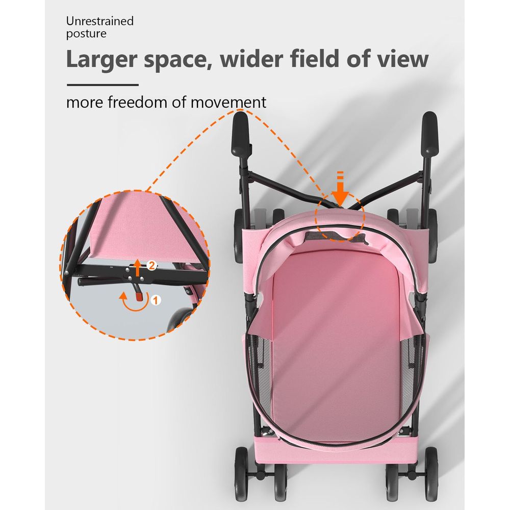 4 Wheels Pet Stroller Small Me - огляд і ціна Pet Stroller Carrier