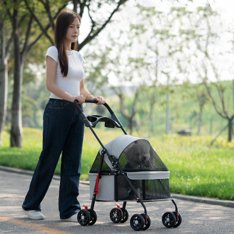 Foldable Pet Stroller, Lightwe - огляд і ціна Pet Stroller Carrier