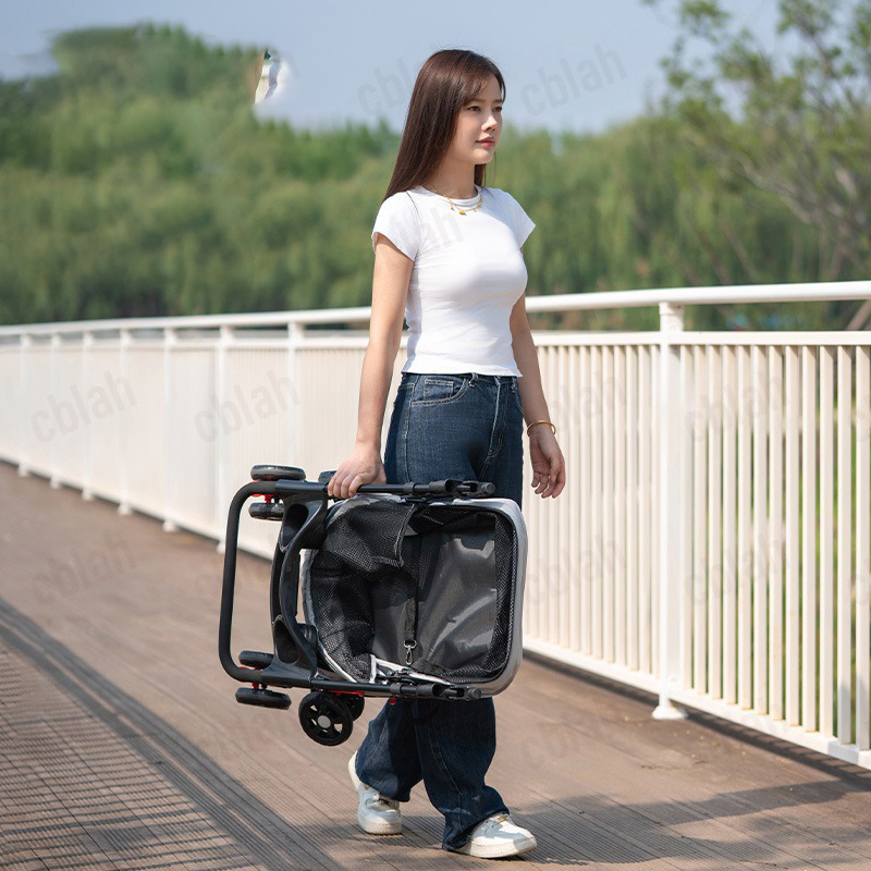 Foldable Pet Stroller, Lightwe - огляд і ціна Pet Stroller Carrier
