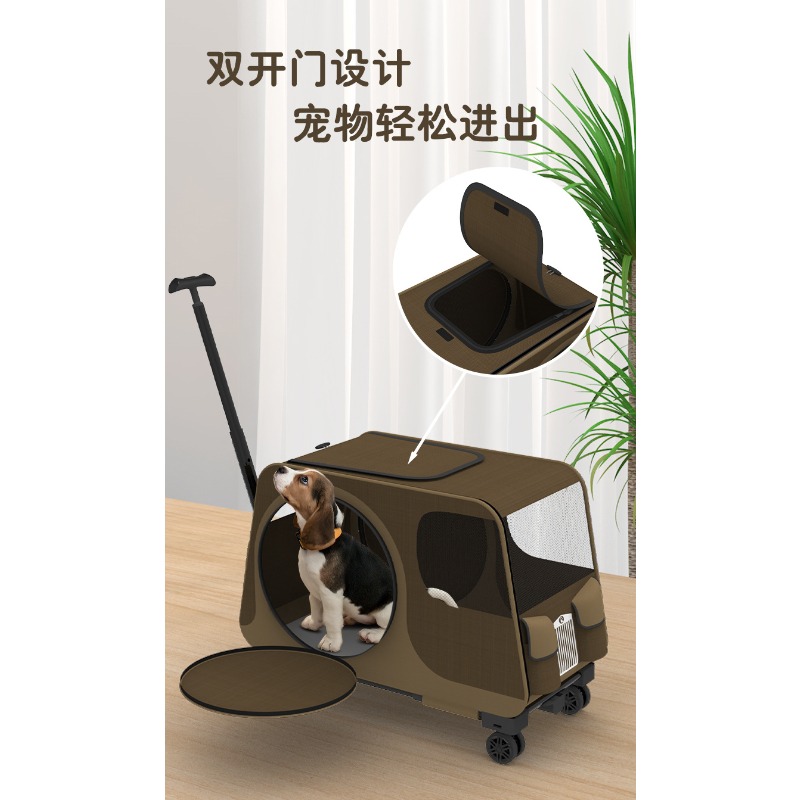 Portable Pet Rolling Carrier F - огляд і ціна Pet Stroller Carrier