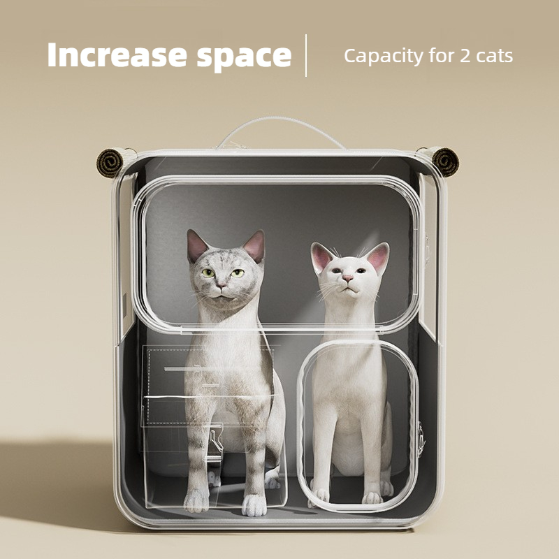 Rolling Cat Carrier with Wheel - огляд і ціна Pet Stroller Carrier