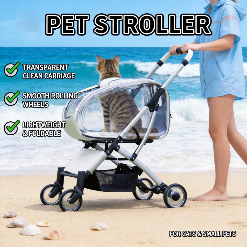 Outdoor Carrier Transparent Pe - огляд і ціна Pet Stroller Carrier