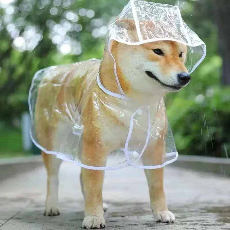 Dog Raincoat Puppy Transparent - огляд і ціна Dog Raincoat