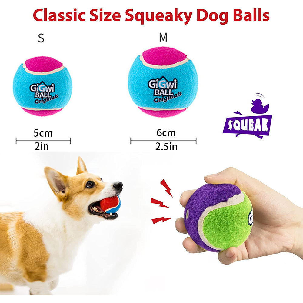 Pet Dog Squeaky Tennis Ball In - огляд і ціна Pet Supplies In Bulk