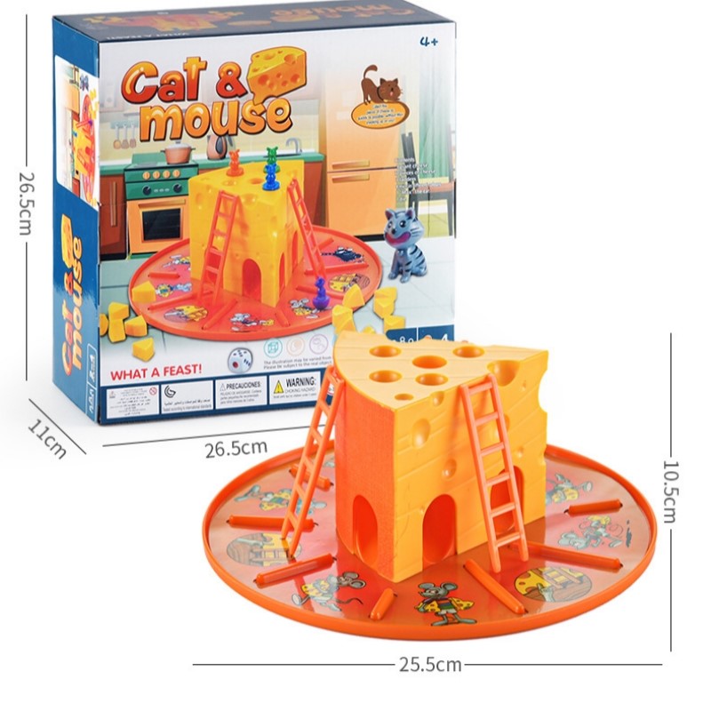 Cat and Mouse Cake Cheese Boar - огляд і ціна Interactive Cat Toy