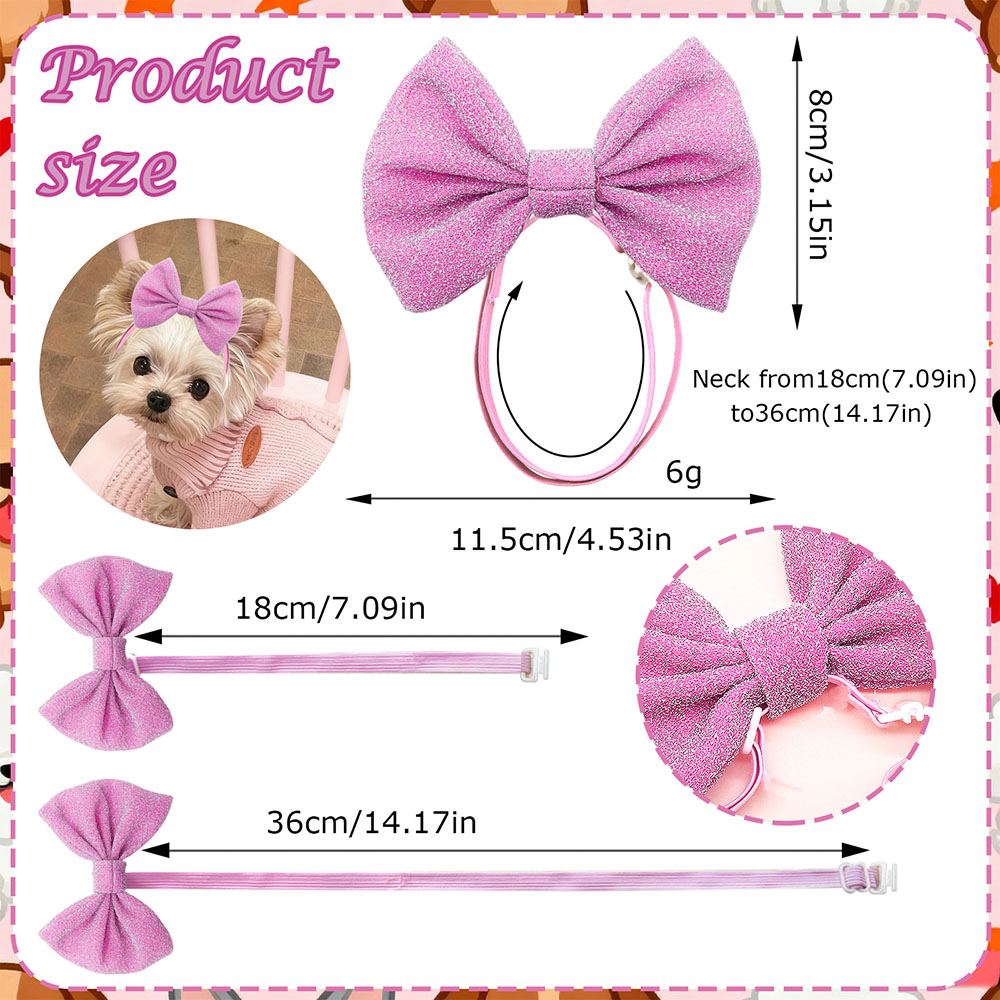 1PC Adjustable Dog Bows Elasti - огляд і ціна Pet Supplies In Bulk
