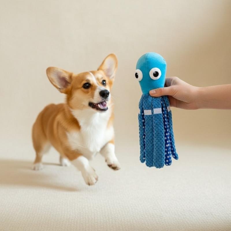 Octopus Squeaky Pet Toy Odor-F - огляд і ціна Interactive Cat Toy
