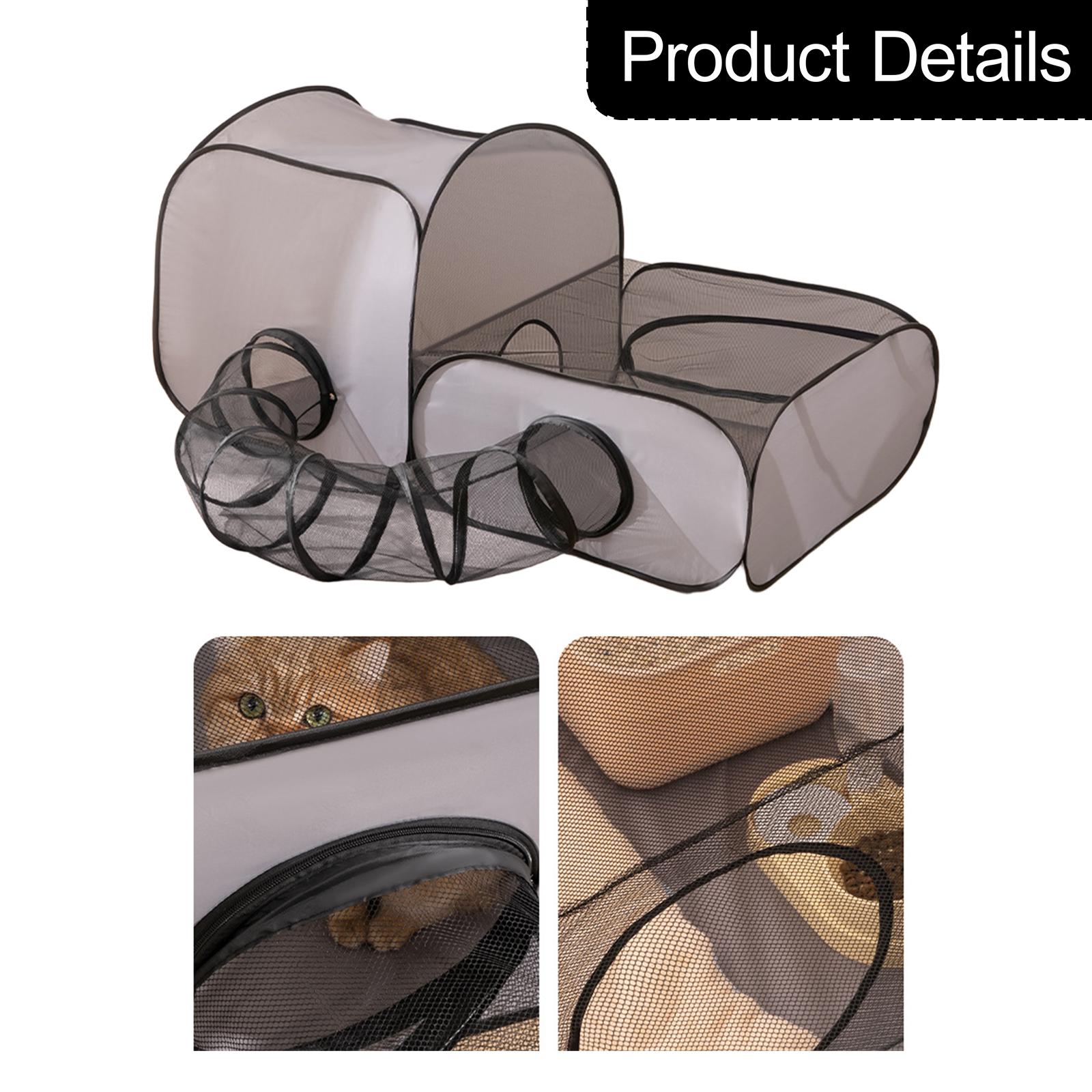 Cat Tube Tunnel Cage House Fol - огляд і ціна Interactive Cat Toy