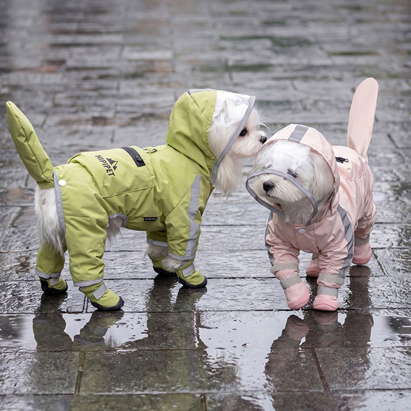Waterproof Dog Raincoat Clear  - огляд і ціна Dog Raincoat