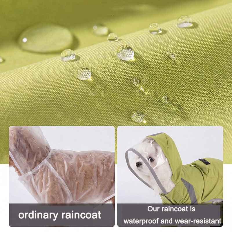 Waterproof Dog Raincoat Clear  - огляд і ціна Dog Raincoat