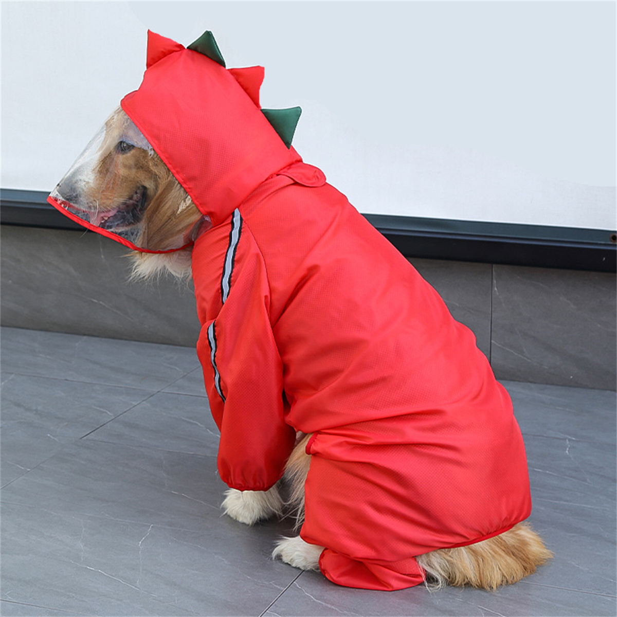 Dog Raincoat Waterproof Dogfac - огляд і ціна Dog Raincoat