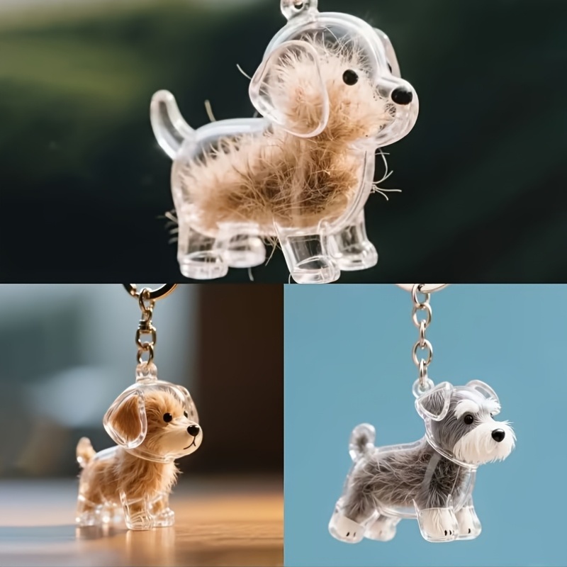 Set of 2 Dog Hair Keychains wi - огляд і ціна Pet Supplies In Bulk