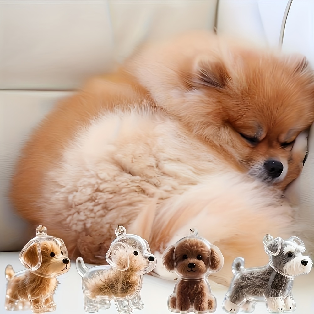 Set of 2 Dog Hair Keychains wi - огляд і ціна Pet Supplies In Bulk