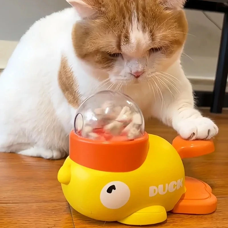Yellow Duck-Shaped Interactive - огляд і ціна Interactive Cat Toy