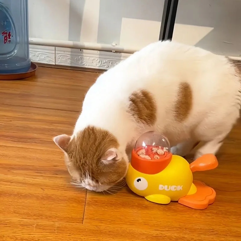 Yellow Duck-Shaped Interactive - огляд і ціна Interactive Cat Toy