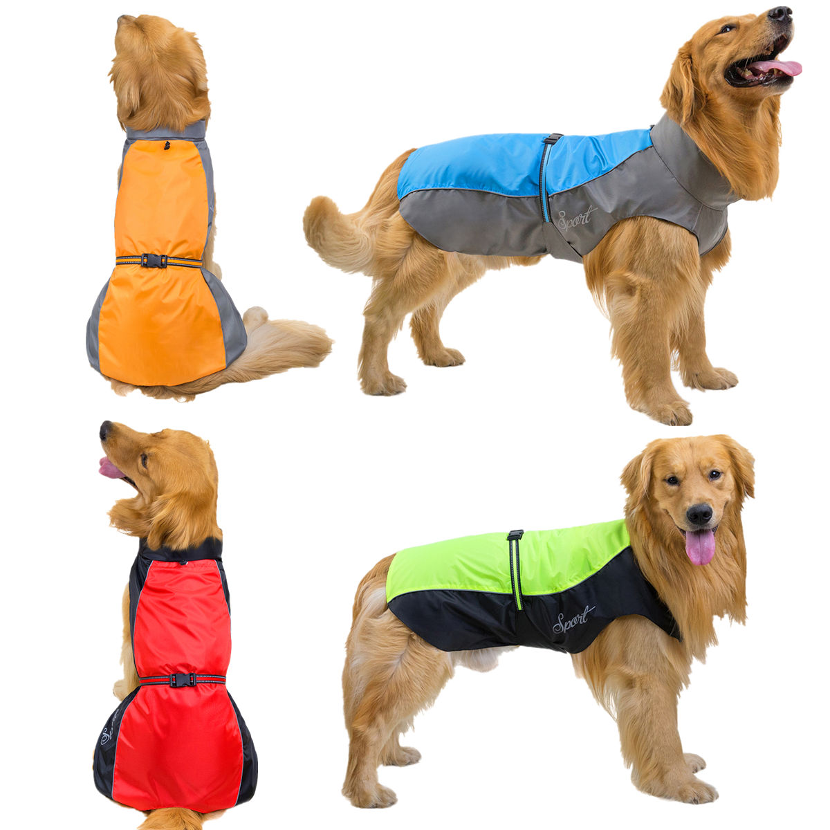 Pet Dog Raincoat Waterproof Wi - огляд і ціна Dog Raincoat