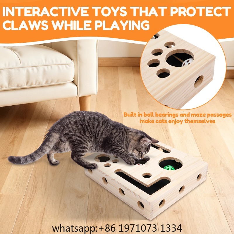 Cat Nail File Box Toy with Bel - огляд і ціна Interactive Cat Toy