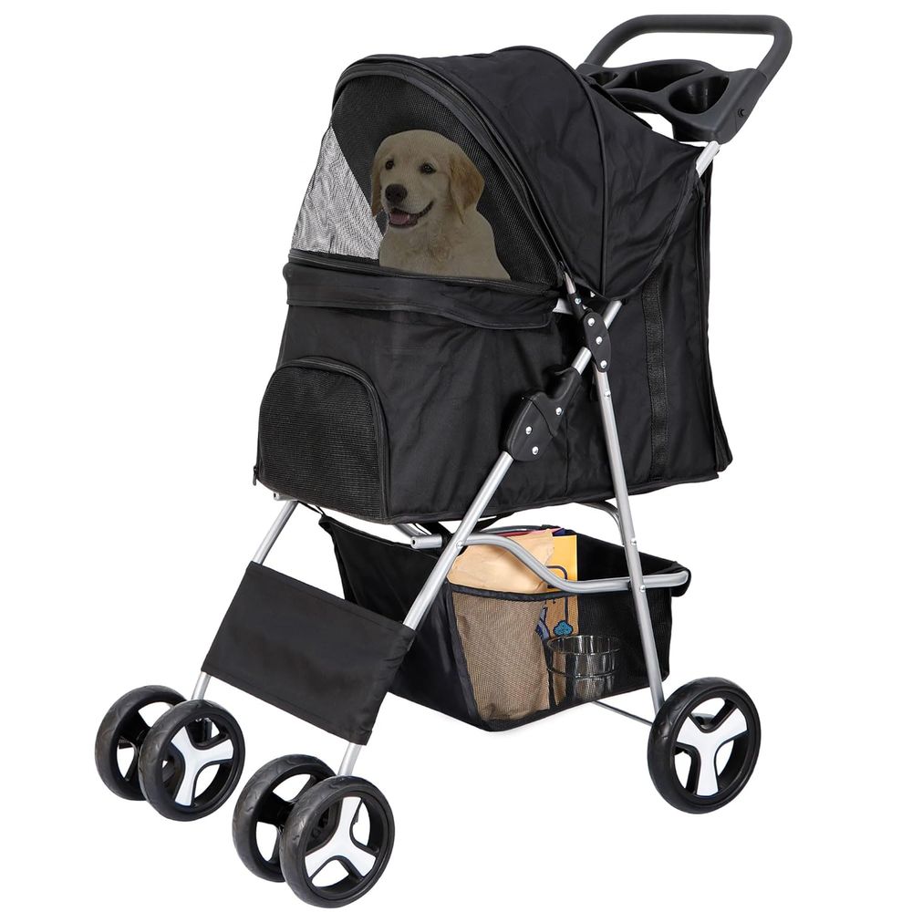 Pet Stroller Dog Cat Stroller  - огляд і ціна Pet Stroller Carrier