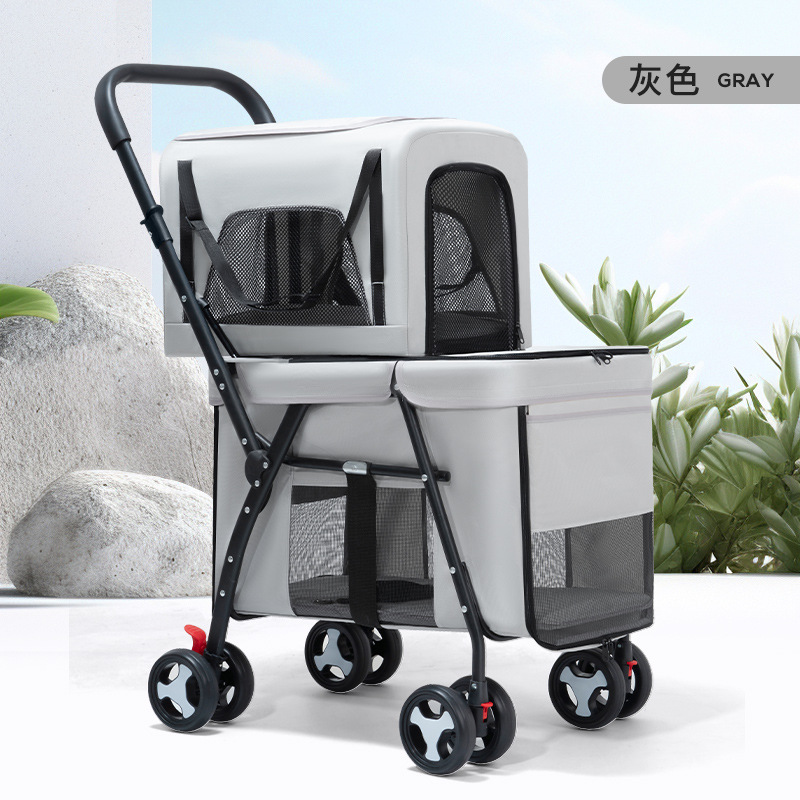 Double-layer Pet Cart, Separat - огляд і ціна Pet Stroller Carrier